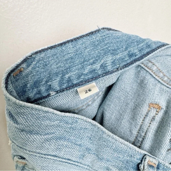 Citizens Of Humanity Womens 26 Distressed Knee Liya High Rise Crop Classic Jeans - Picture 8 of 15